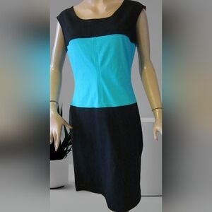 Cynthia Rowley Colorblock Sleeveless Dress Women's Medium